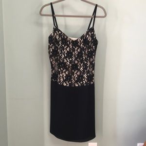 Carol Little cocktail dress with lace top